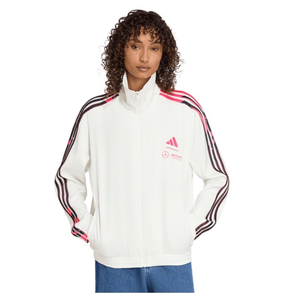 Adidas Training jacket MERCEDES - AMG PETRONAS FORMULA ONE TEAM SUMMER ecru M